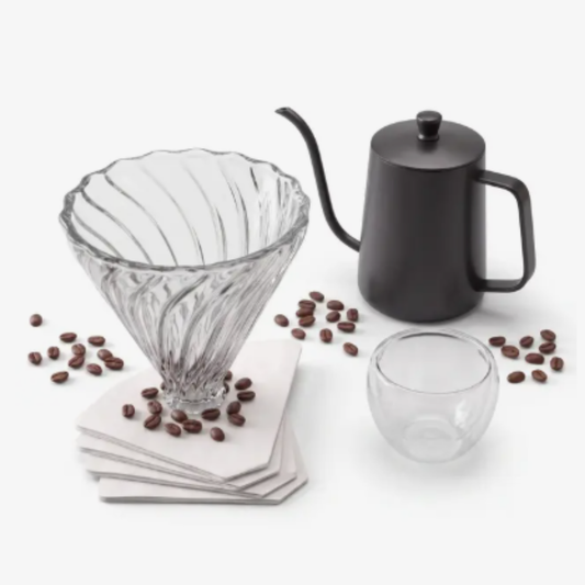 Kit Café Essência do Grão 4 Peças com Café em Pó de Brinde