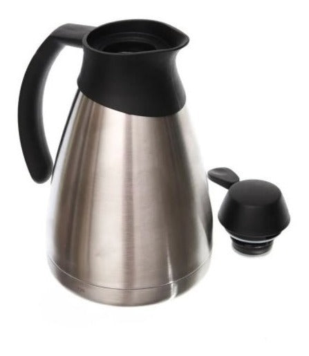 Garrafa Térmica Ludmax Inox para Café e Chá Quente ou Gelado 1L — foto 2