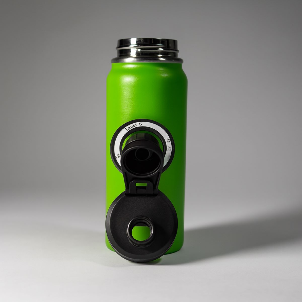 Garrafa Térmica Personalizada HeatWave 500ml Com Frases Biblicas Cinza — foto 3