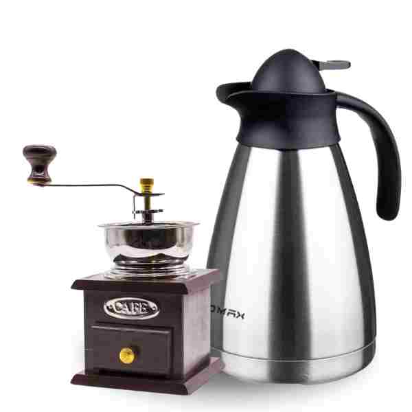 Garrafa Termica VJMG05A - 500 ML + Moedor de Café
