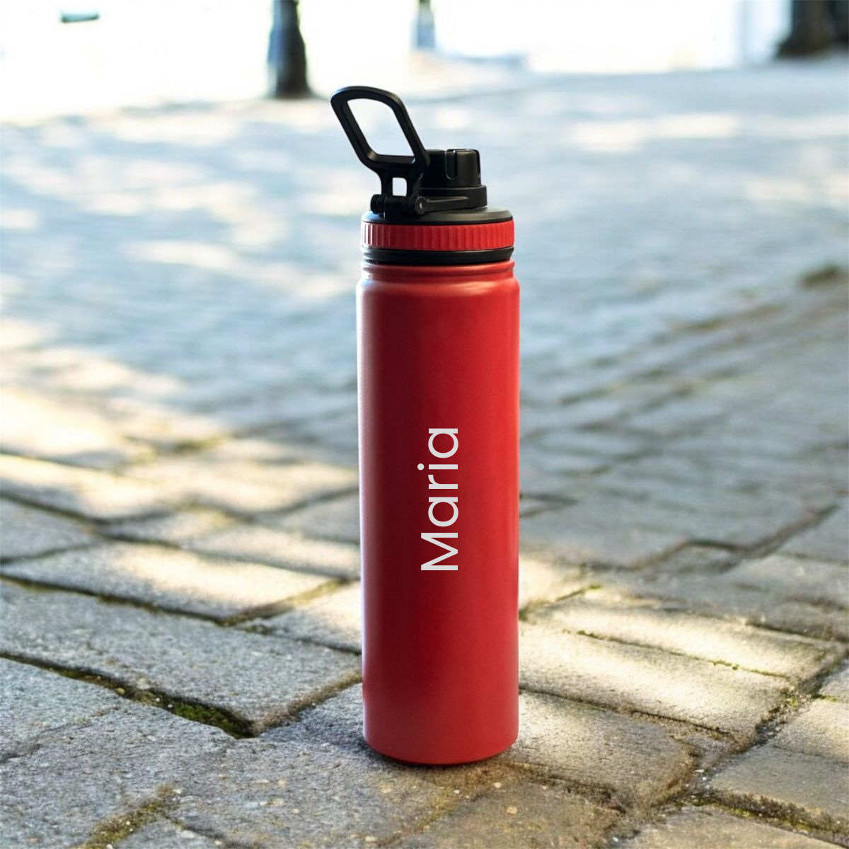 Garrafa Térmica Inox Clássica 800ml - Incluso Gravação — foto 3