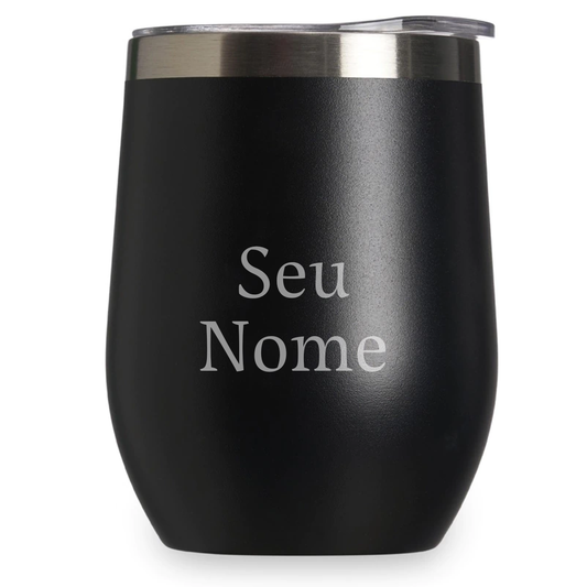 Kit 10 Copos Personalizados Térmico Cuia Supreme 360ml com seu Nome