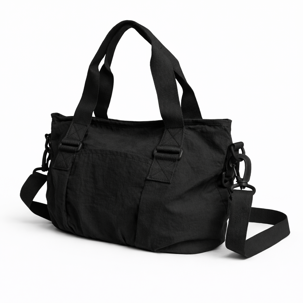 Bolsa Tote em Nylon com Alça Dupla