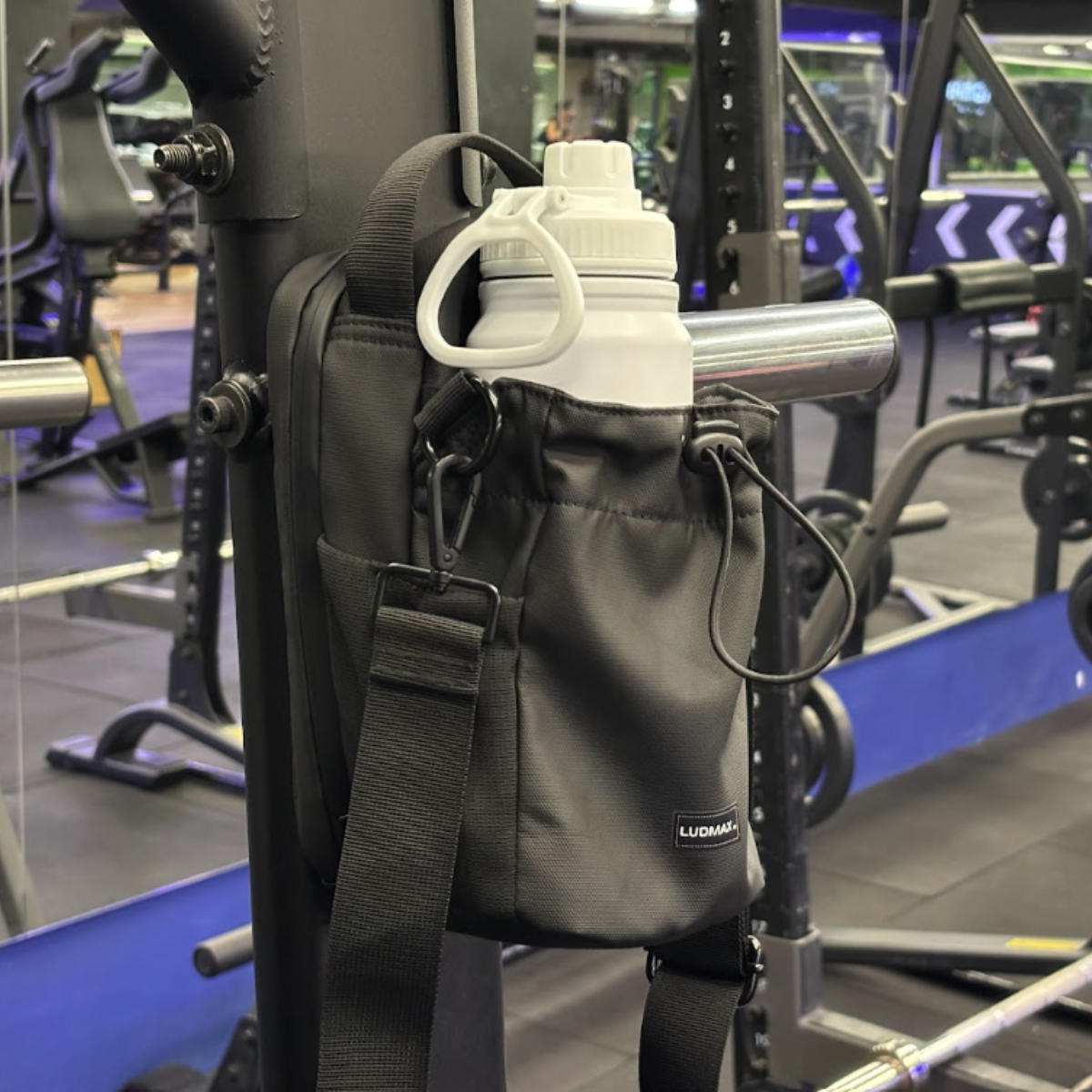 Bolsa Transversal Multifuncional Magnética Porta Garrafa e Celular Ludmax