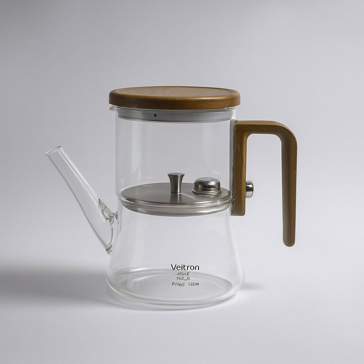Chaleira Bule de Vidro com Infusor de Chá em Aço Inox 760ml — foto 3