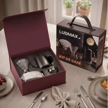 Kit Café Essência do Grão 4 Peças com Café em Pó de Brinde