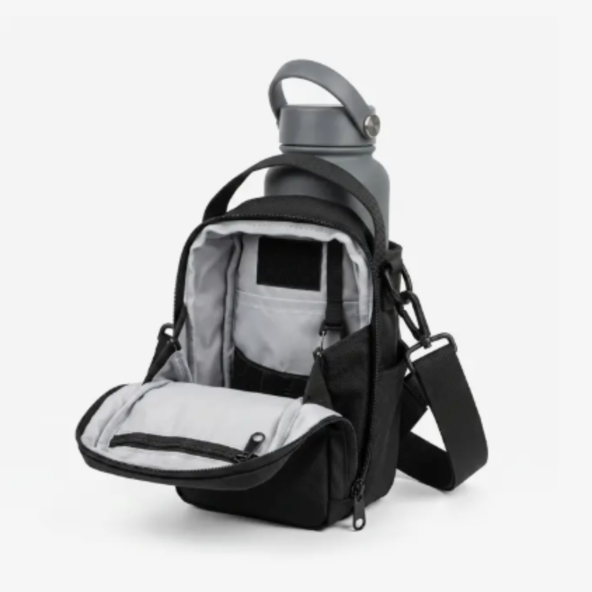 Bolsa Transversal Multifuncional Magnética Porta Garrafa e Celular Ludmax