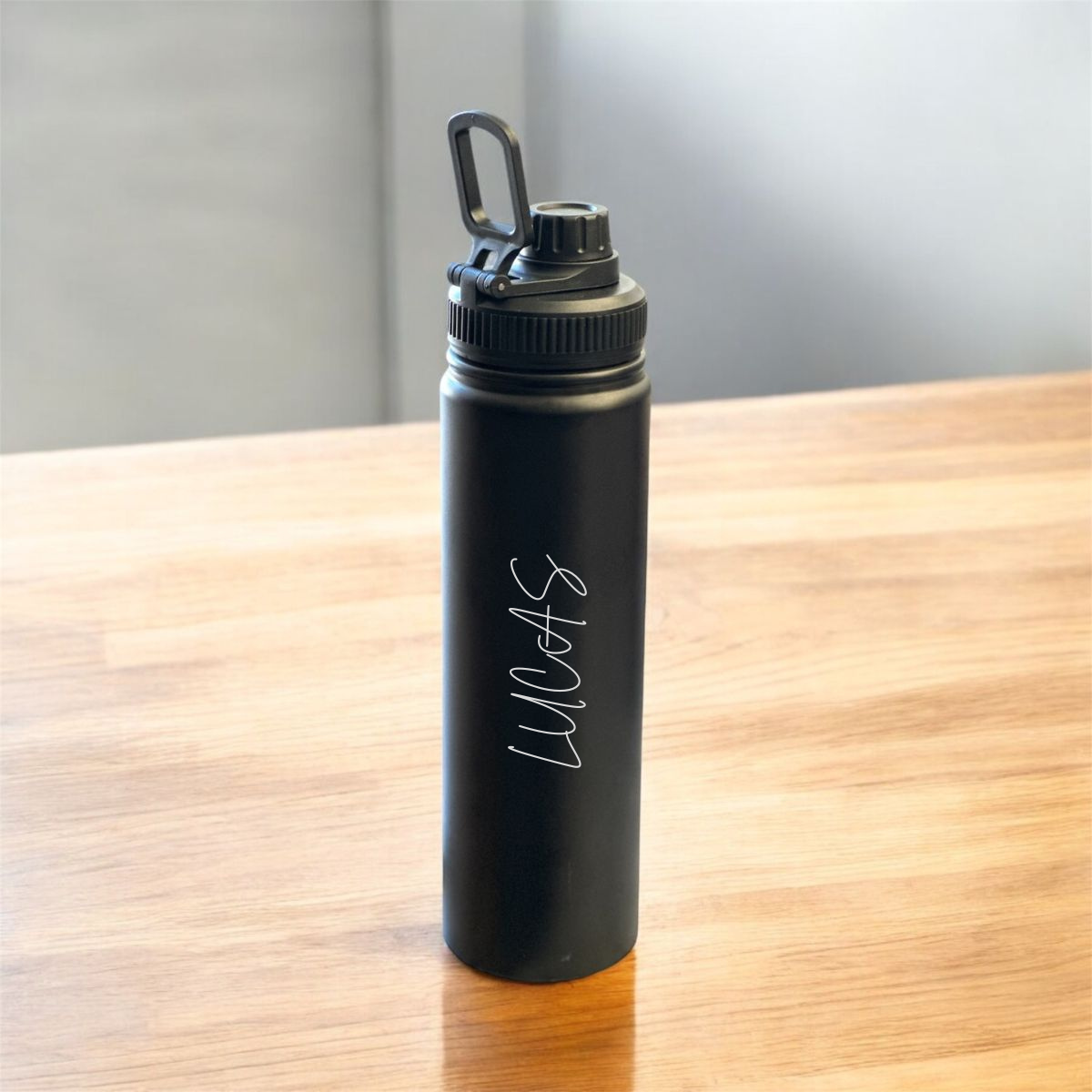 Garrafa Térmica Inox Clássica 800ml - Incluso Gravação — foto 4