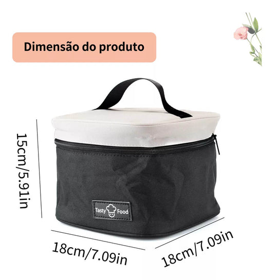 Bolsa Térmica para Marmita 4L Unissex Oxford Impermeável e Resistente