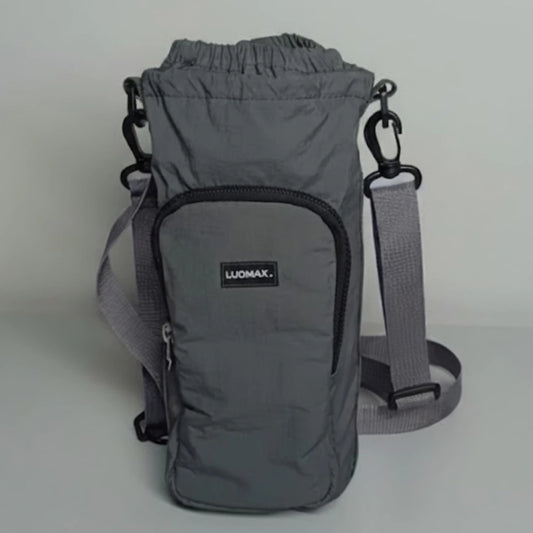 Bolsa Transversal Porta Garrafa e Celular Compacta Resistente e Cheia de Estilo Ludmax