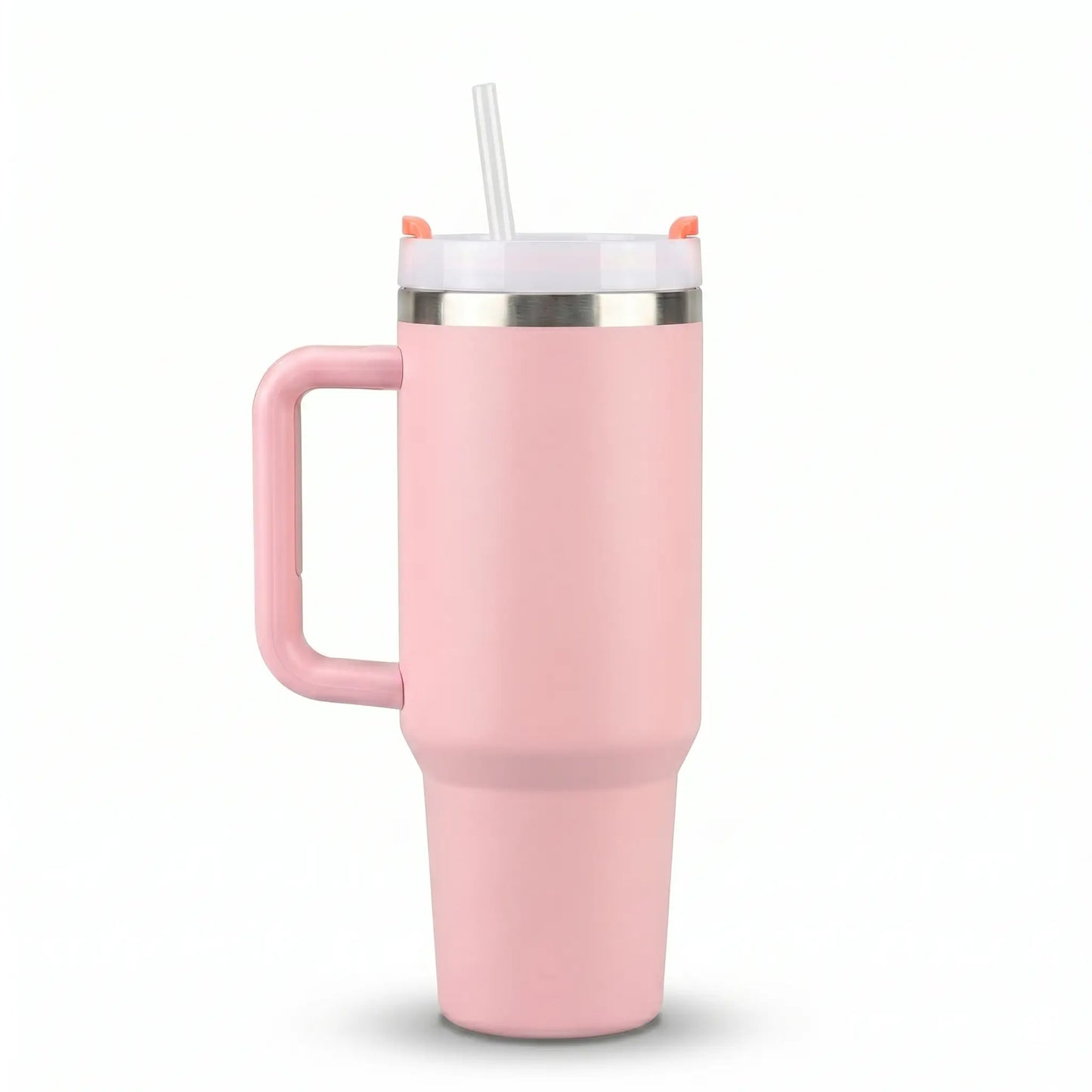 Garrafa Copo Térmico Personalizado 1200ml com Seu Nome Rosa Claro
