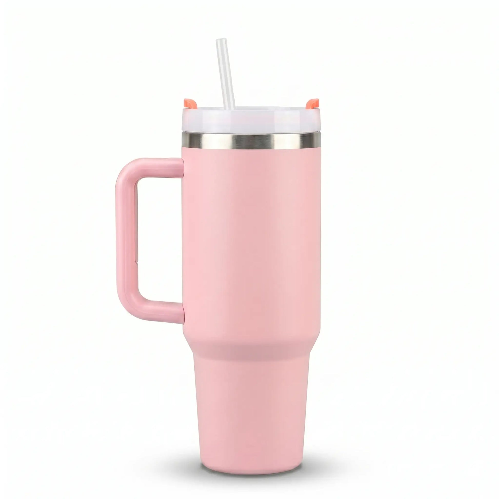 Garrafa Copo Térmico Personalizado 1200ml com Seu Nome Rosa Claro
